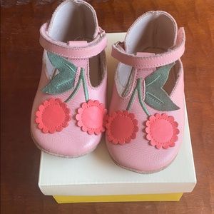 Baby Boden Girls Leather Shoes Size 12-18 months